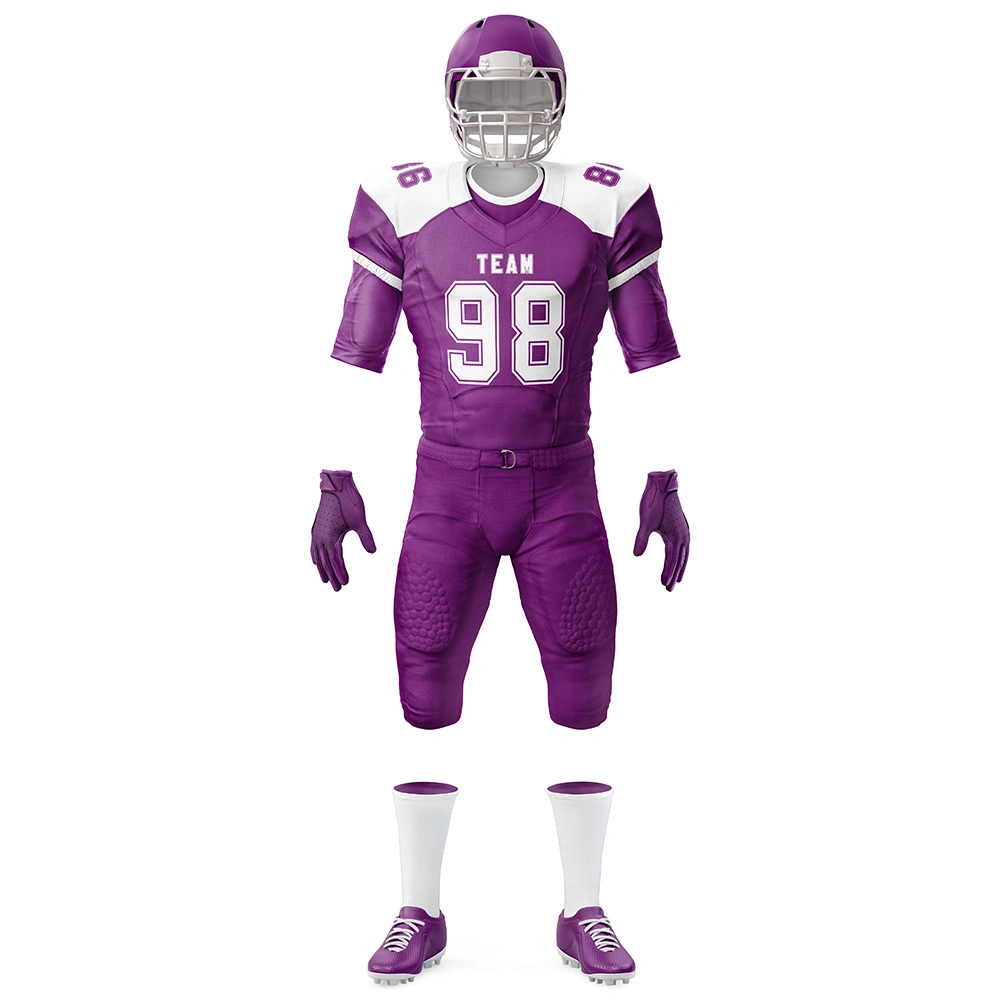 High Quality Quick-Drying Soft Texture Tackle Twill Practice American Football Jersey