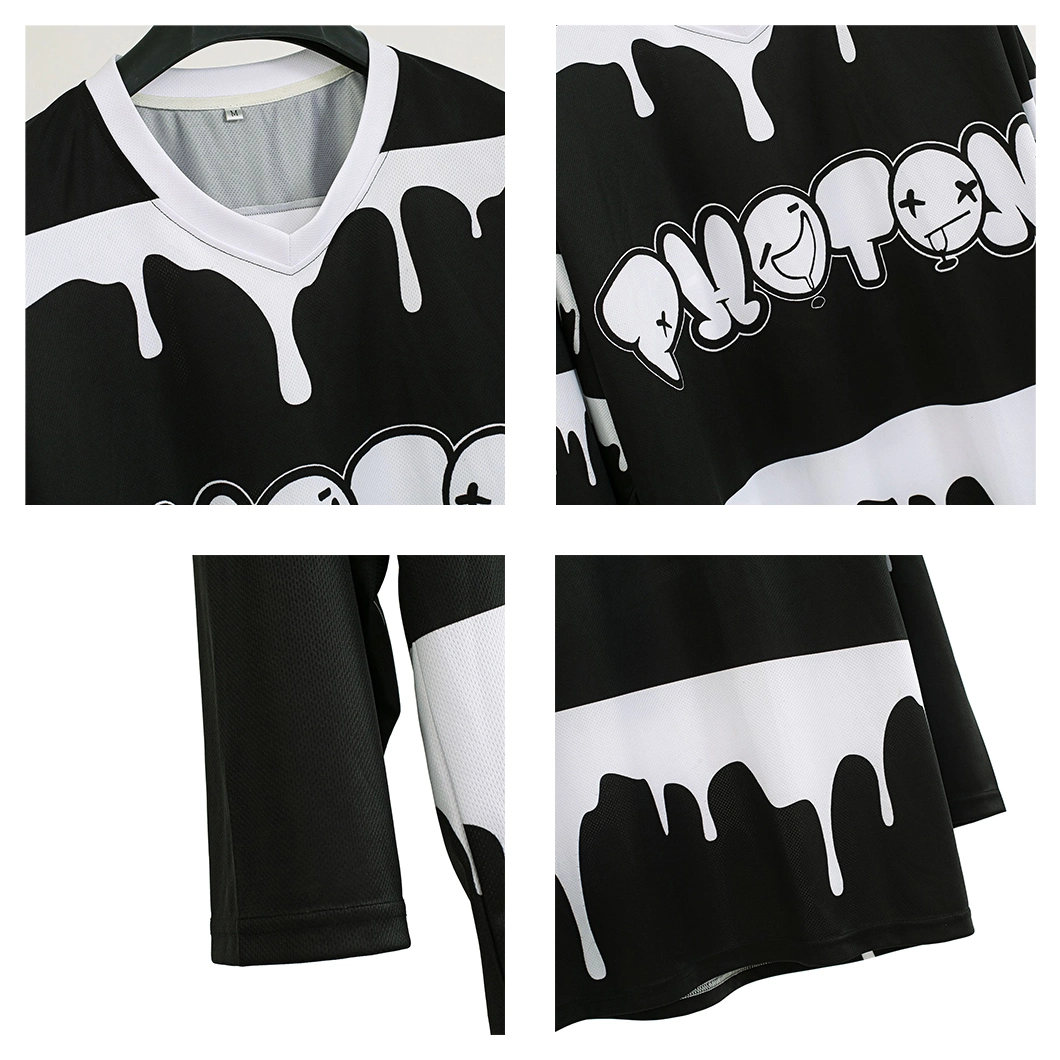 Custom Ice Hockey Uniform Full Dye Sublimation Reversible Practice Jersey Hockey Jersey