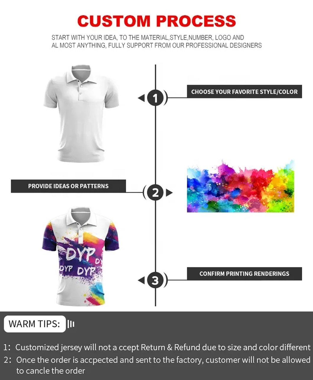 Hot Selling T Shirt Custom Sportwear Wholesale Sublimation Polo Shirt