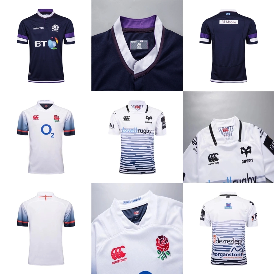 Cheap 2018 England Scotland Ospreys Home Away Alternate Rugby Jerseys