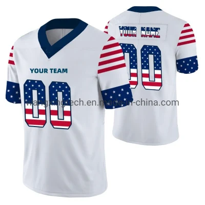 Individuelles weißes Independence Day Vapor Limited Jersey American Football