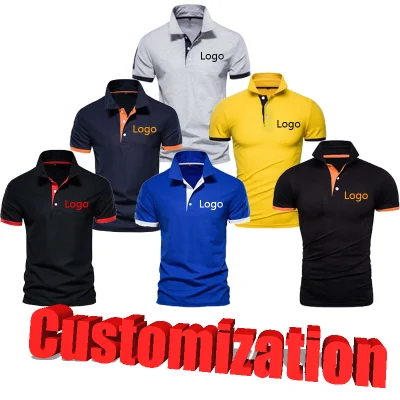 Benutzerdefiniertes Logo Herren Polo Sportbekleidung Golfshirt Stoff Paar Poloshirt